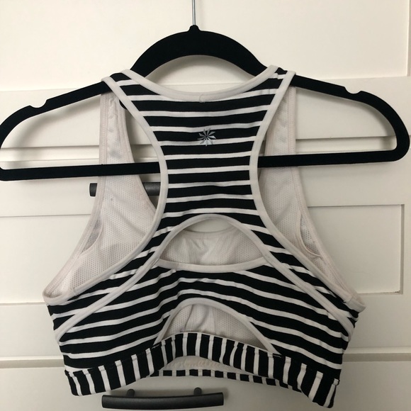 Athleta Stark Strip Double Dare Sports Bra (S) - Picture 5 of 5